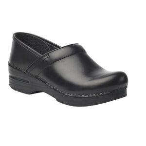 Dansko Black Professional Leather Clog Size 7.5 - 8 Style 047020202 MSRP 145.00